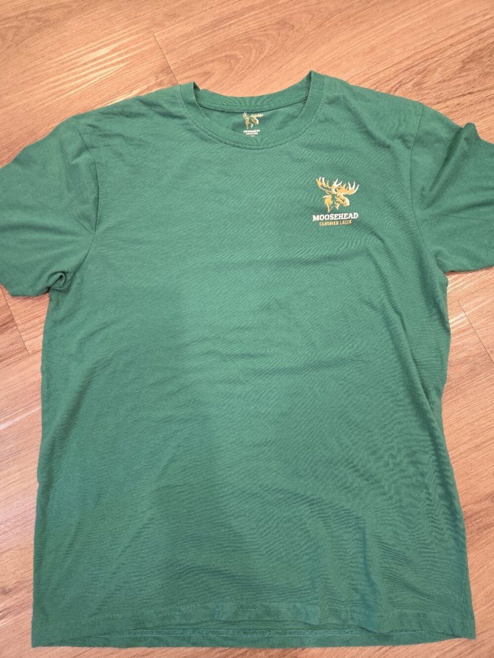 Moosehead Canadian Lager Moose w/ Back Print Green T-Shirt